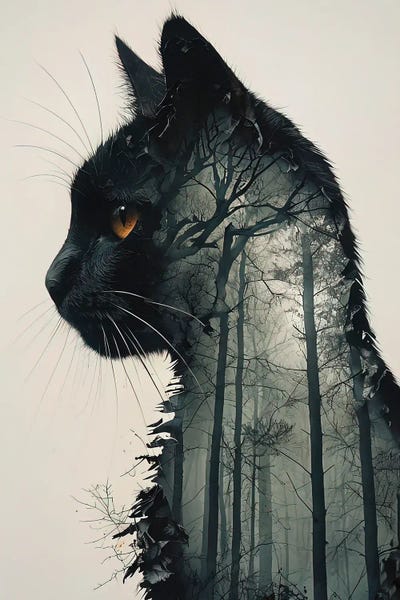 Fine Art Print: Forest Cat by Paul Rommer