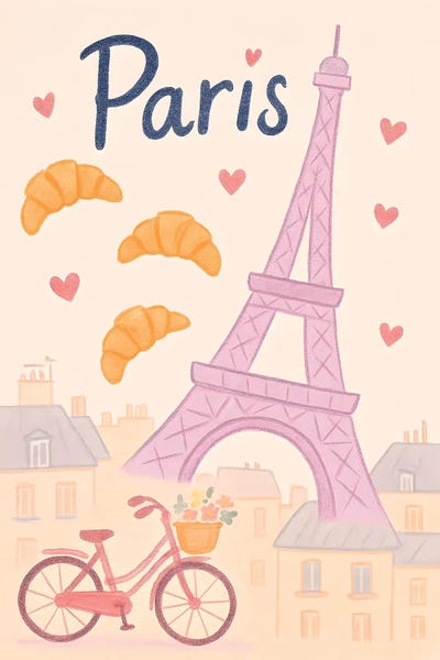 Canvas Print: Paris by Paul Rommer