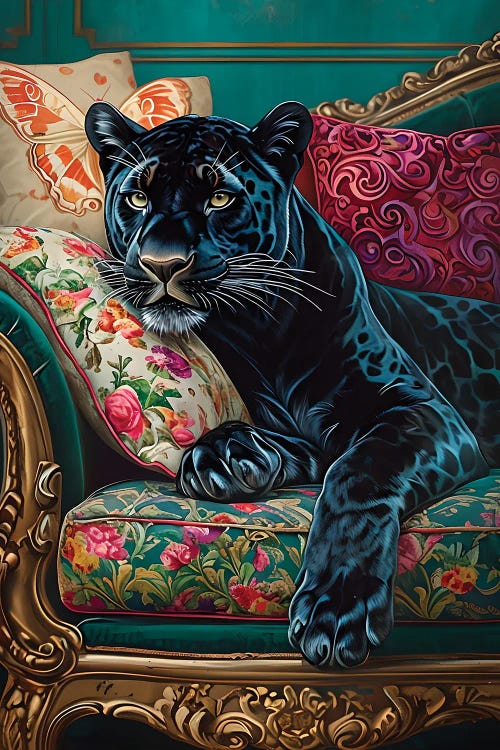 Puma Poster by Paul Rommer wall art
