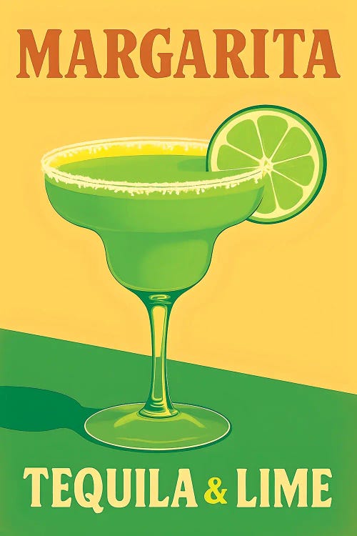Tequila And Lime Margarita Cocktail by Paul Rommer wall art