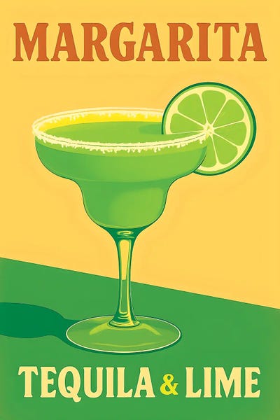 Tequila And Lime Margarita Cocktail