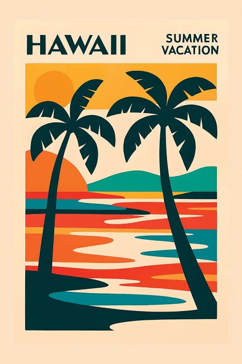 Vacation In Hawaii by Paul Rommer wall art