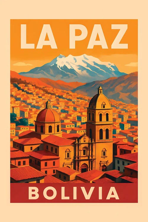 La Paz Poster by Paul Rommer wall art