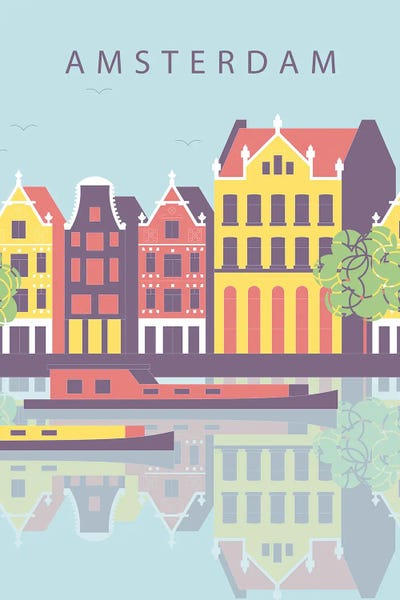 Pop World Tour: Amsterdam Skyline II by Paul Rommer