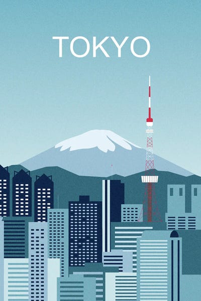 Tokyo: Tokyo Skyline by Paul Rommer