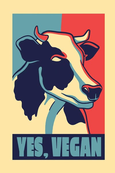Yes Vegan by Paul Rommer acrylic art print