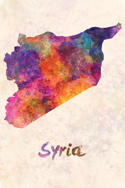 Syria In Watercolor