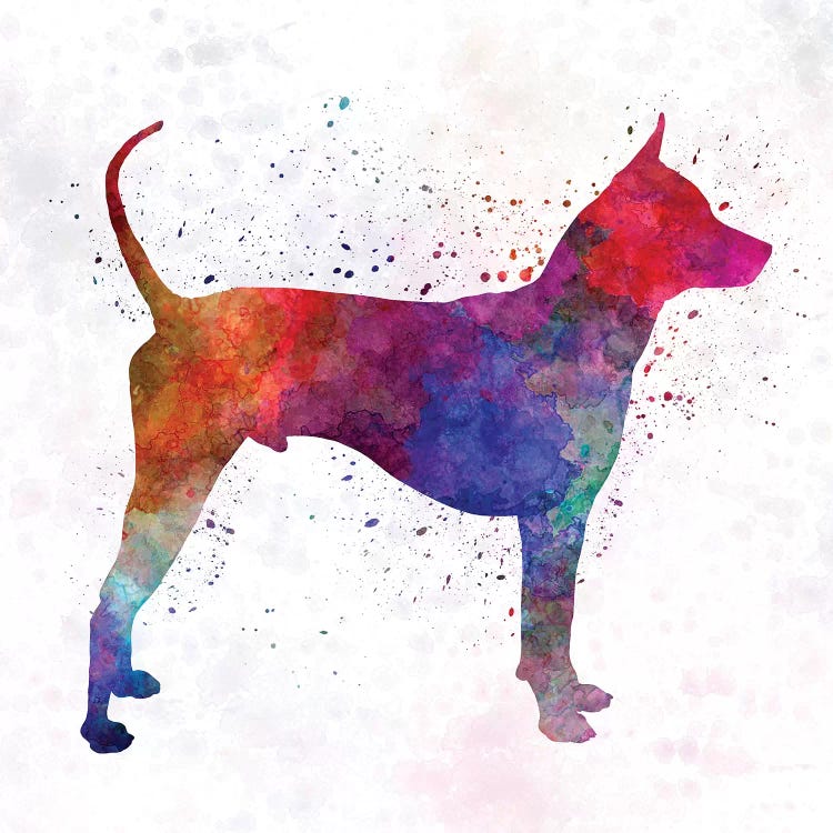 Thai Ridgeback Dog In Watercolor