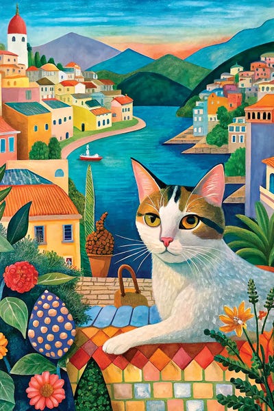Fine Art Print: Matisse Cat by Paul Rommer