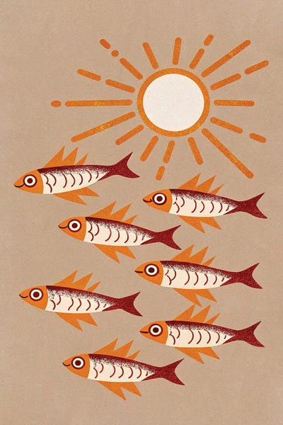 Sardines by Paul Rommer art print