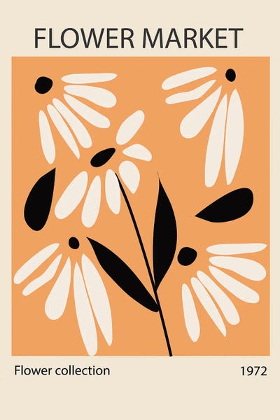 Retro Flower Market Design