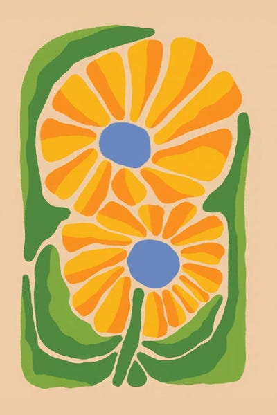 Floral Wall Art: Floral, Abstracto, Colorido, Naturaleza, Primavera, Vibrante, Decoración by Paul Rommer