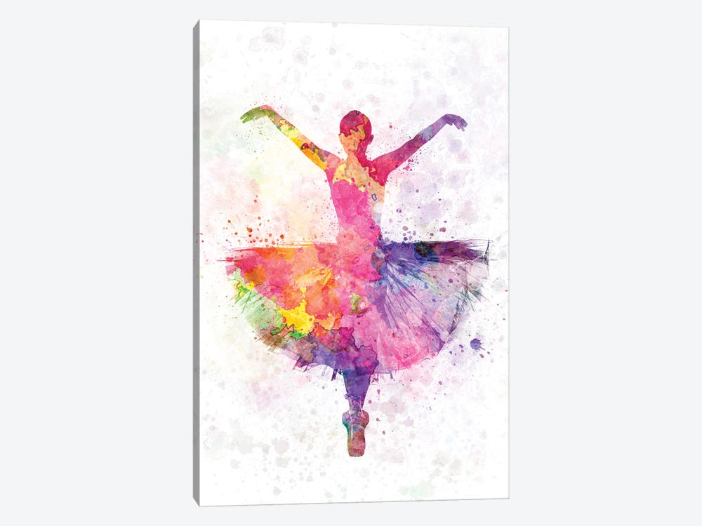 Ballerina Dancing I by Paul Rommer 1-piece Canvas Print
