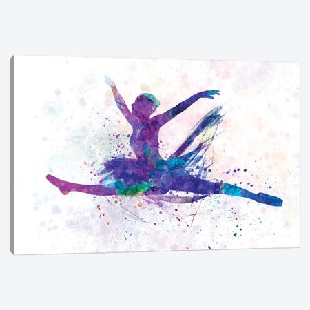 Ballerina Dancing II Canvas Print #PUR755} by Paul Rommer Canvas Print