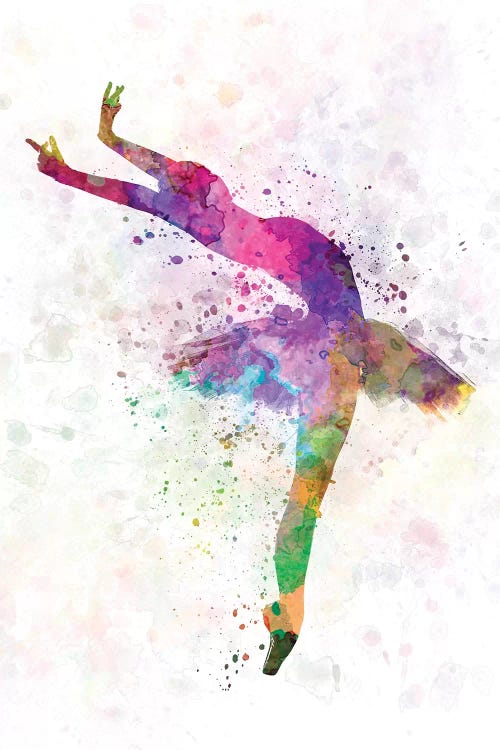 Ballerina Dancing V by Paul Rommer wall art