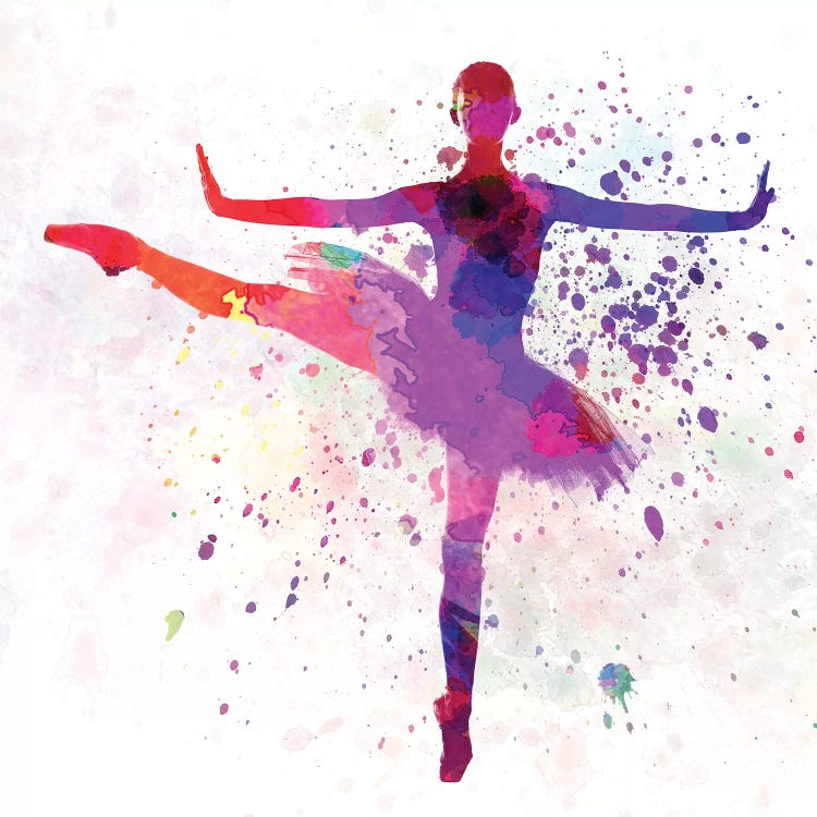 Ballerina Dancing VI by Paul Rommer wall art