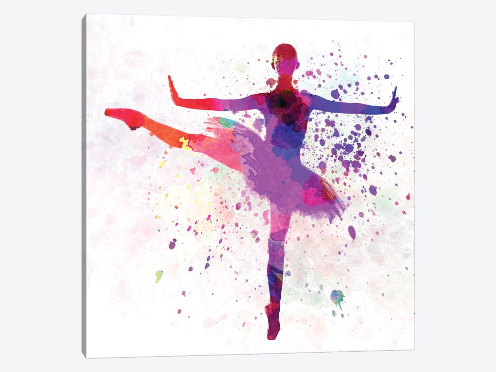 Ballerina Dancing VI by Paul Rommer 1-piece Canvas Art