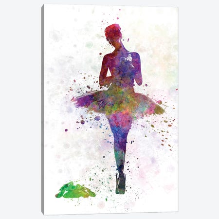 Ballerina Dancing VII Canvas Print #PUR760} by Paul Rommer Canvas Art Print