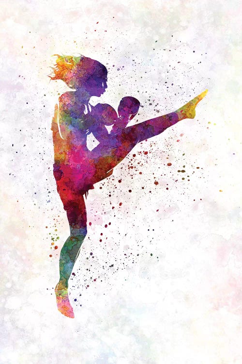 Woman Boxer Silhouette Isolated I