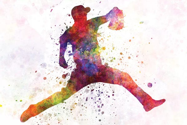 Baseball Player Pitching IV