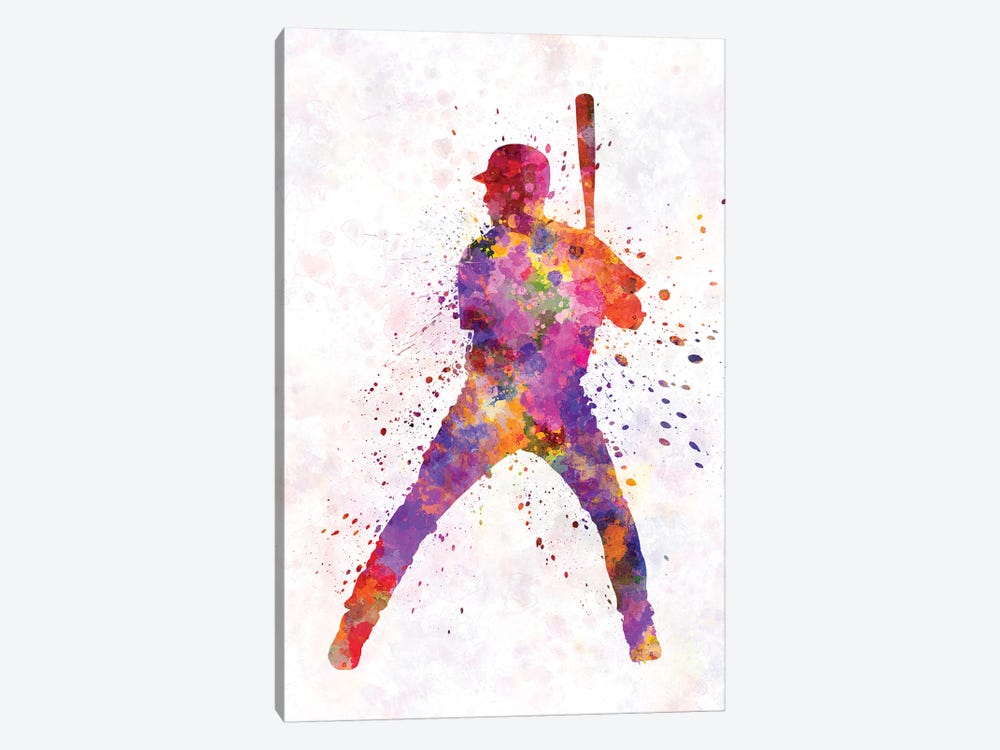 Baseball Player Waiting For A Ball I by Paul Rommer 1-piece Art Print