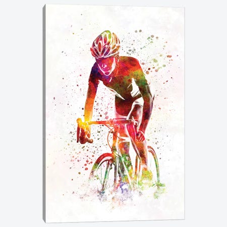 Woman Triathlon Cycling 04 Canvas Print #PUR819} by Paul Rommer Canvas Art Print