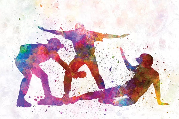 Paul Rommer: Baseball Players III by Paul Rommer