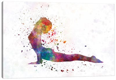 Yoga Femenine II Canvas Art Print - Yoga Art