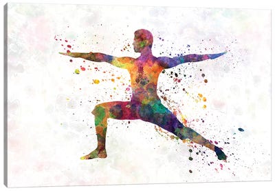 Yoga Masculine I Canvas Art Print - Yoga Art