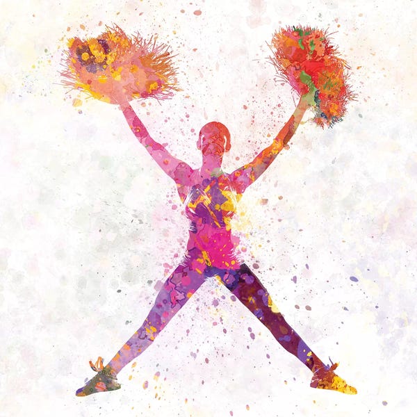 Paul Rommer: Young Woman Cheerleader II by Paul Rommer