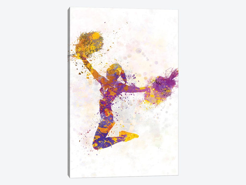 Young Woman Cheerleader III by Paul Rommer 1-piece Art Print