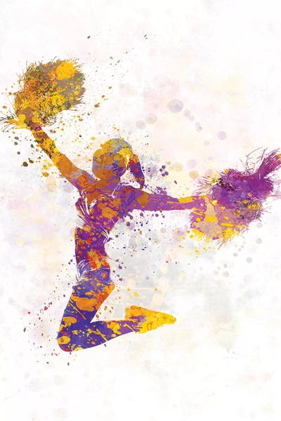 Paul Rommer: Young Woman Cheerleader III by Paul Rommer