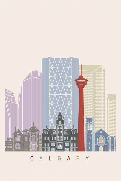 Alberta: Calgary Skyline by Paul Rommer