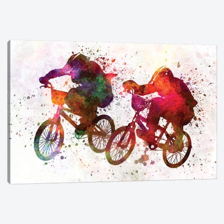 BMX Race I Canvas Print #PUR95} by Paul Rommer Canvas Art