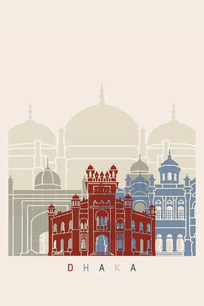 Dhaka Skyline Poster