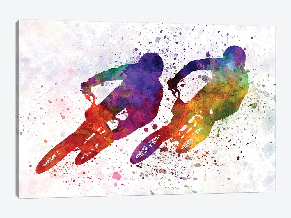 BMX Race II by Paul Rommer 1-piece Canvas Art Print