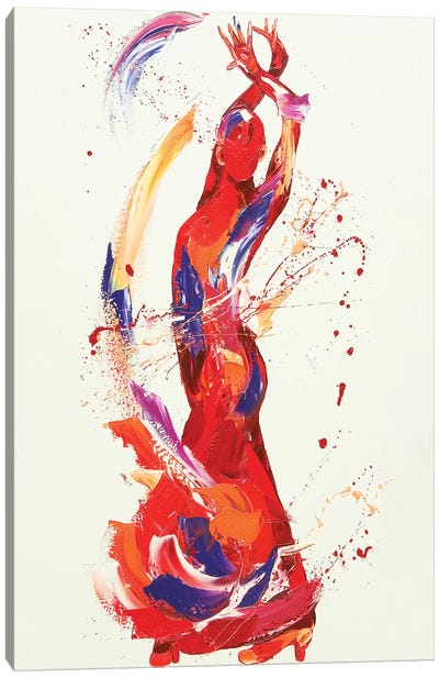Carmen Canvas Art Print - Flamenco