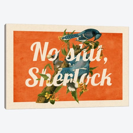 No Shit Sherlock #2 Canvas Print #PWDS11} by 5by5collective Art Print