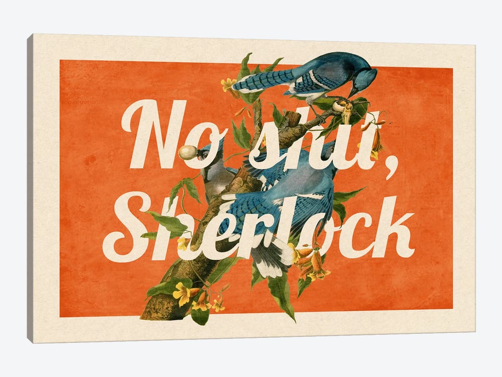 No Shit Sherlock #2 by 5by5collective 1-piece Art Print