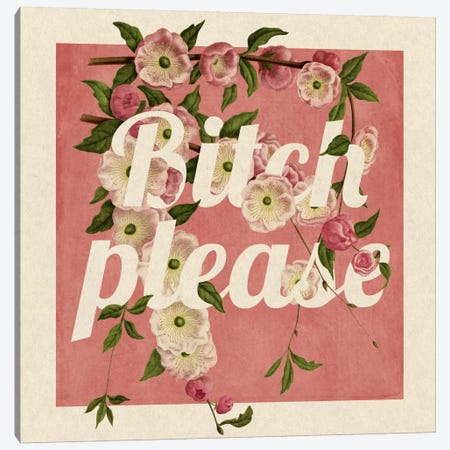 Bitch Please #2 Canvas Print #PWDS2} by 5by5collective Canvas Art Print