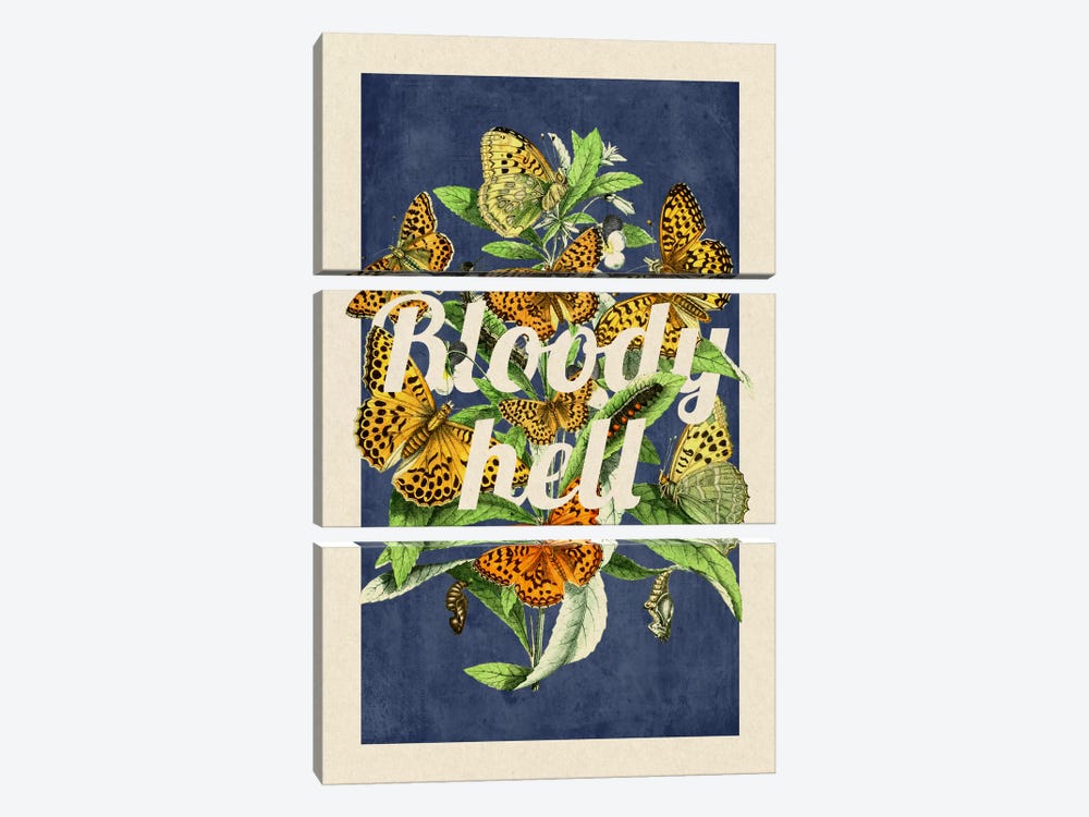 Bloody Hell by 5by5collective 3-piece Canvas Print