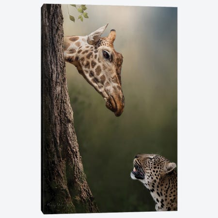 Nice To Meet You Canvas Print #PWG17} by Patsy Weingart Canvas Wall Art