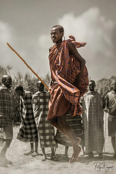 African Heritage: Jumping Contest by Patsy Weingart