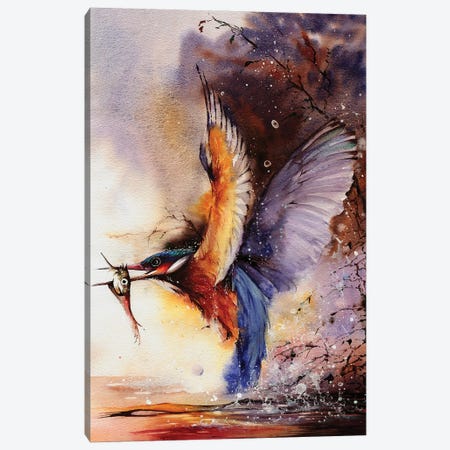Splashes Of Colour Canvas Print #PWI105} by Peter Williams Canvas Artwork