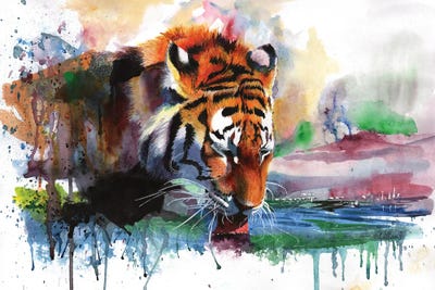 A Ripple In Bright Water by Peter Williams canvas print