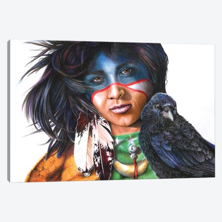 As The Crow Flies Canvas Print #PWI138} by Peter Williams Canvas Wall Art