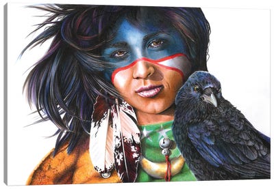As The Crow Flies Canvas Art Print - Peter Williams