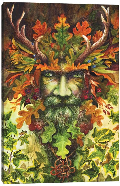The Green Man Canvas Art Print - Peter Williams