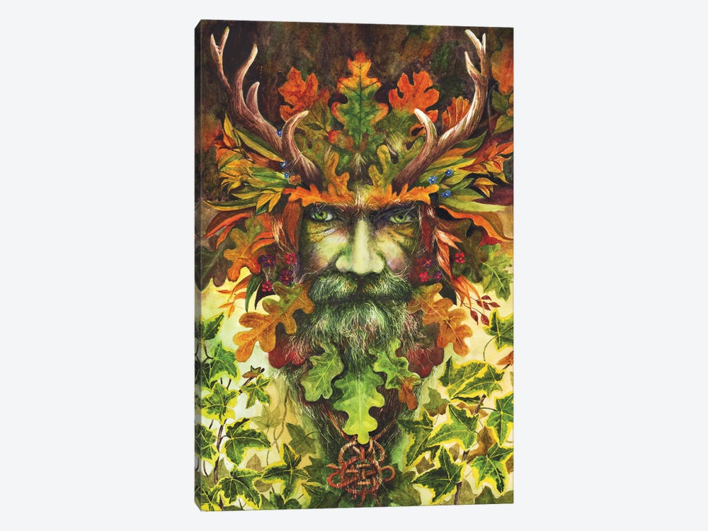 The Green Man by Peter Williams 1-piece Canvas Print