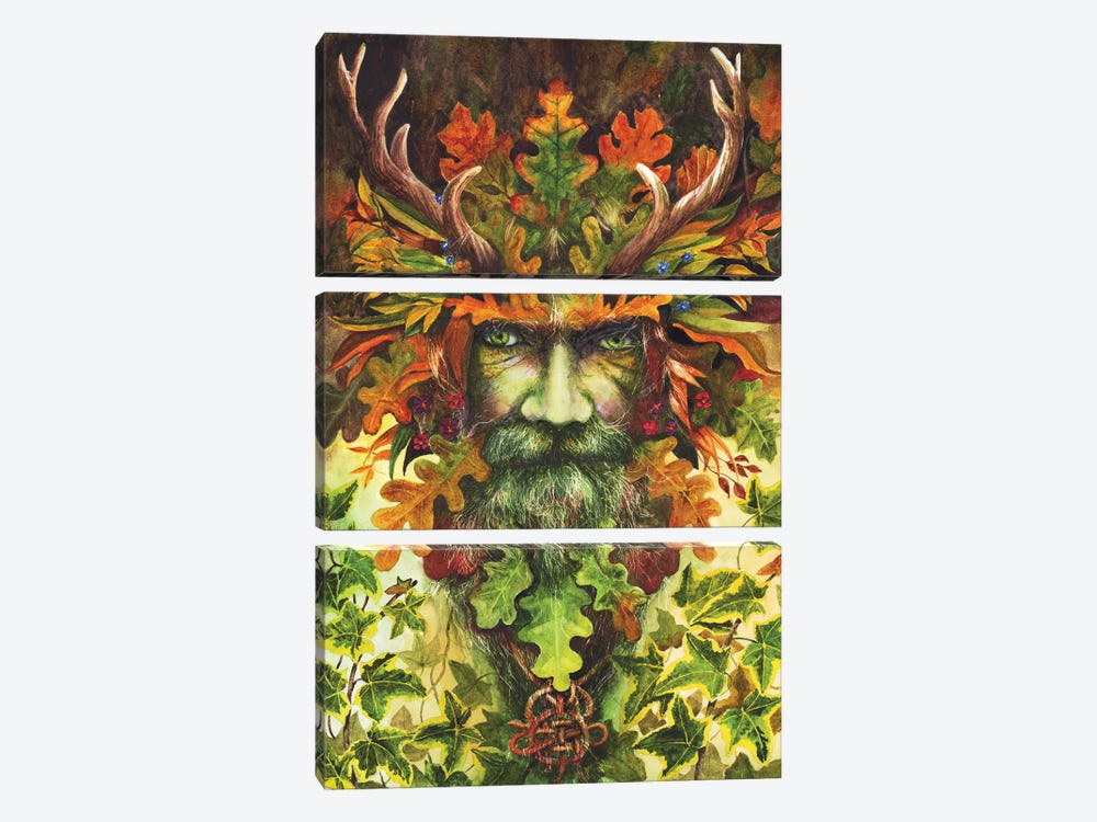 The Green Man by Peter Williams 3-piece Art Print